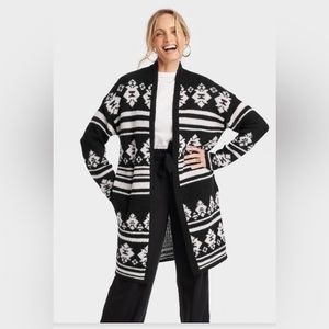 NWT Knox Rose Long Sweater Cardigan Size XS